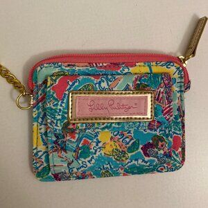 Lilly Pulitzer Zip It Canvas Multi In The Beginning New